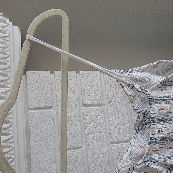 Women's NWT Japna White Maxi Dress Size M/S Milkmaid Feminine Resort Summer - Picture 11 of 15